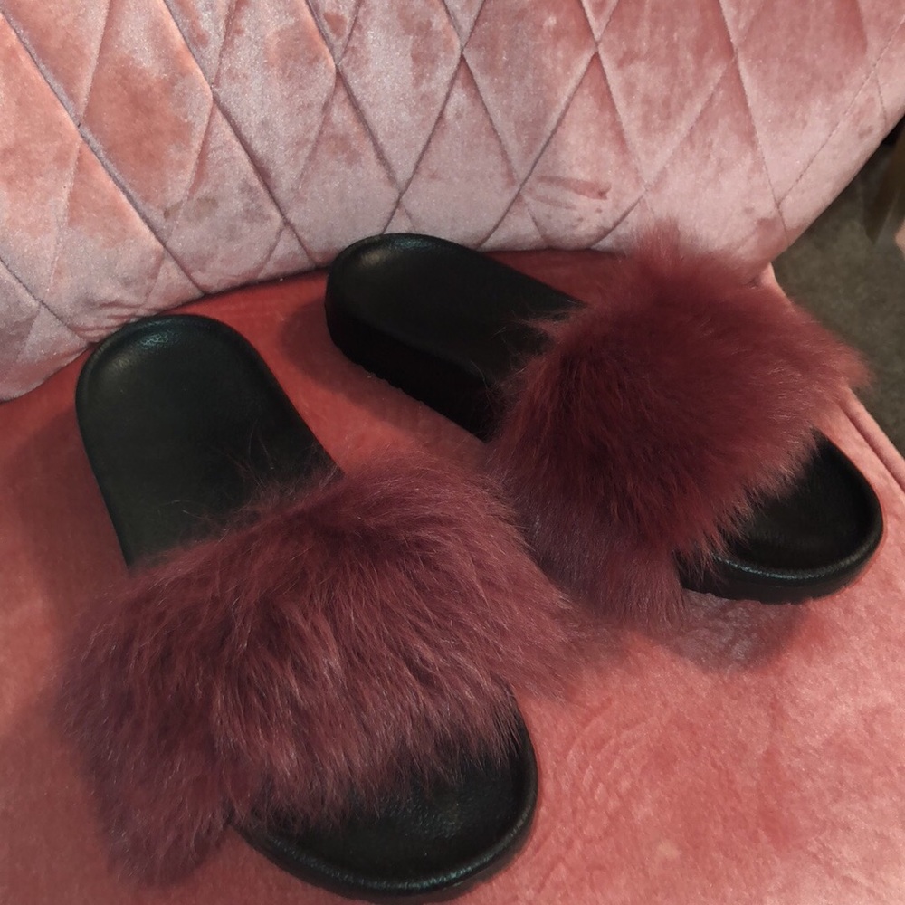 Ugg Fur Slides